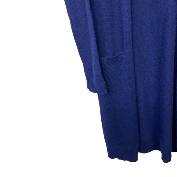 State Cashmere Open Front Long Cardigan with Pockets - Picture 5 of 12